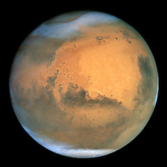 Снимок Марса космическим телескопом Хаббл