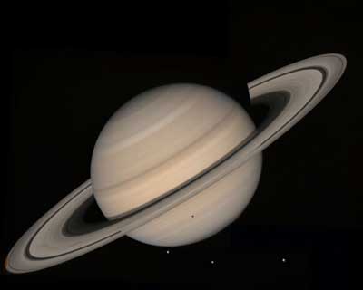 Сатурн - фото Voyager 2